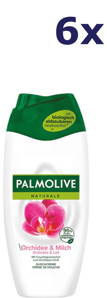 Palmolive Duschgel Naturals Orchidee & Milch 6er VPE (6X250ml Packung)