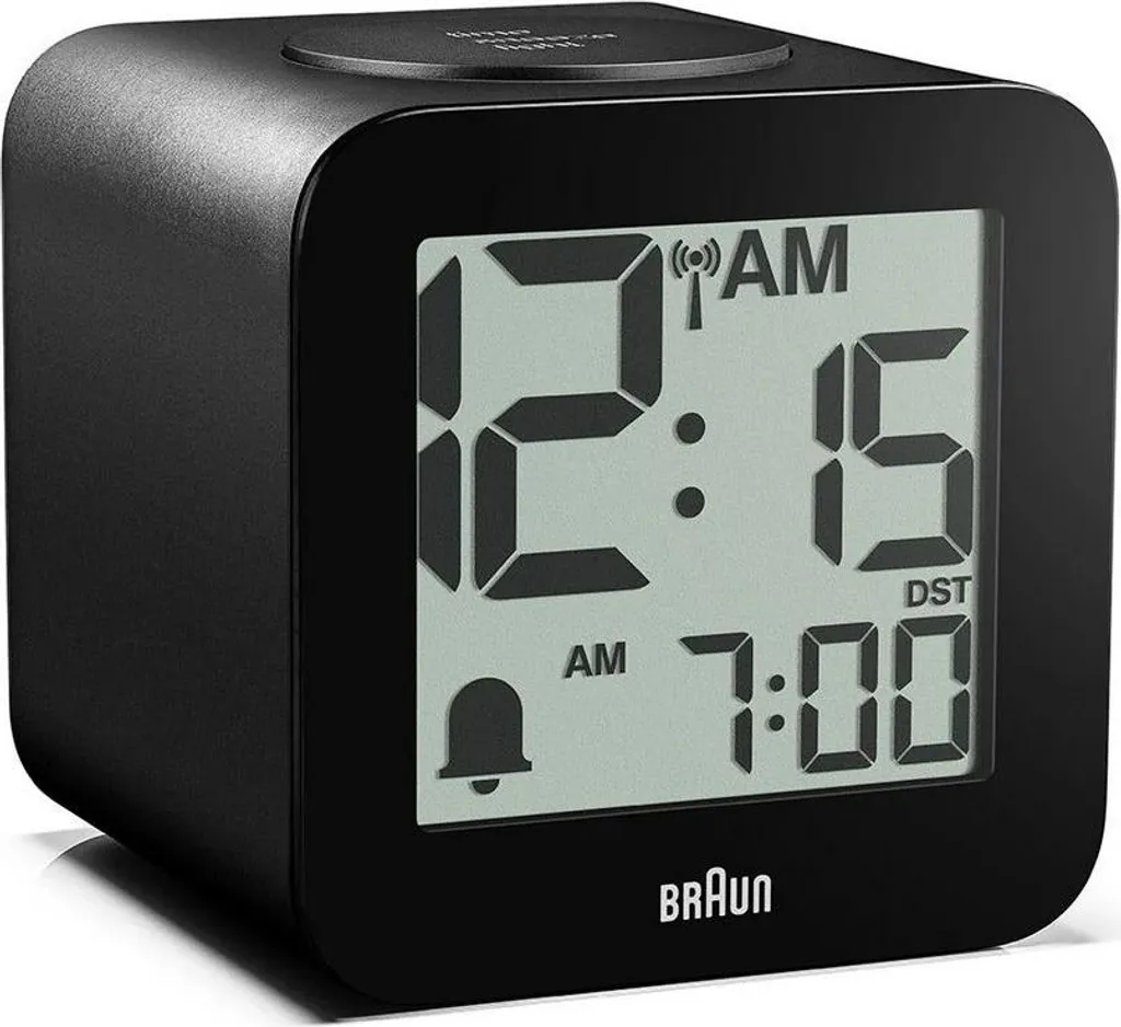 Réveil Braun BC25BP-DCF : fini les retards avec l'heure radiocommandée