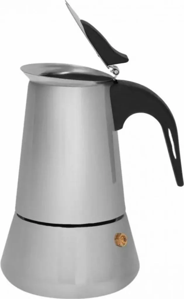 Kinghoff Macchina Per Caffè Espresso In Acciaio Inox - Moka Da 9 Tazze (200ml) Adatta A Induzione