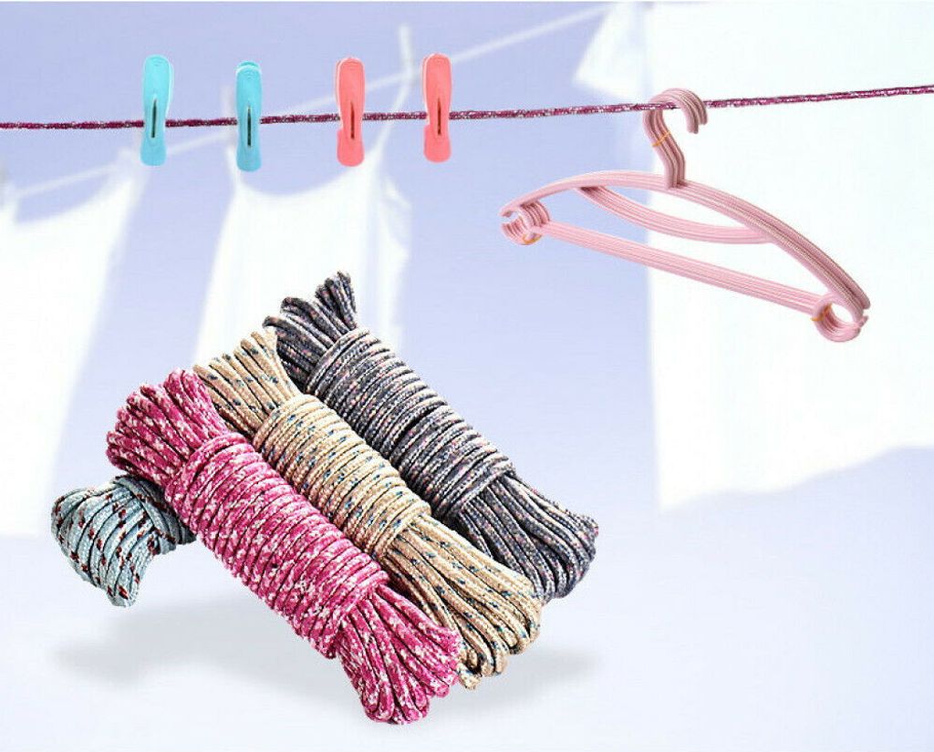 WÄSCHEFEIN Wäscheleine Festmacherleine Polypropylenseil Tauwerk Flechtleine Spannseil 10m