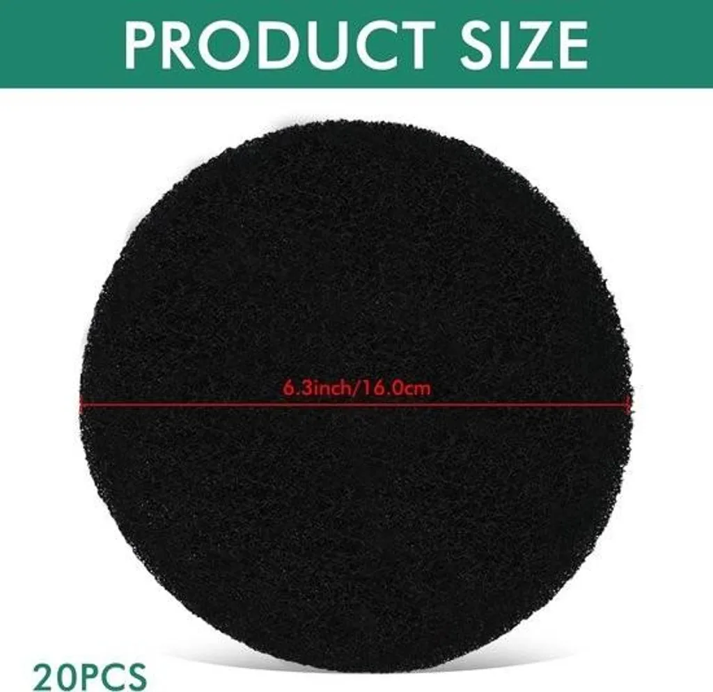 Filtre à charbon pour composteur intérieur - Solution anti-odeur 12cm