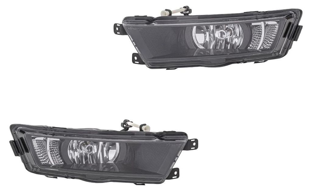 Nebelscheinwerfer-Set links rechts 12 V H8 LED HELLA für u.a. SKODA RAPID