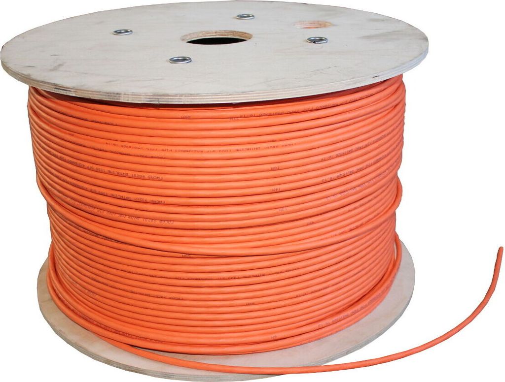 LAN-Kabel Cat7 FACAB dataline 1000 MHz STP Orange, Länge:100m