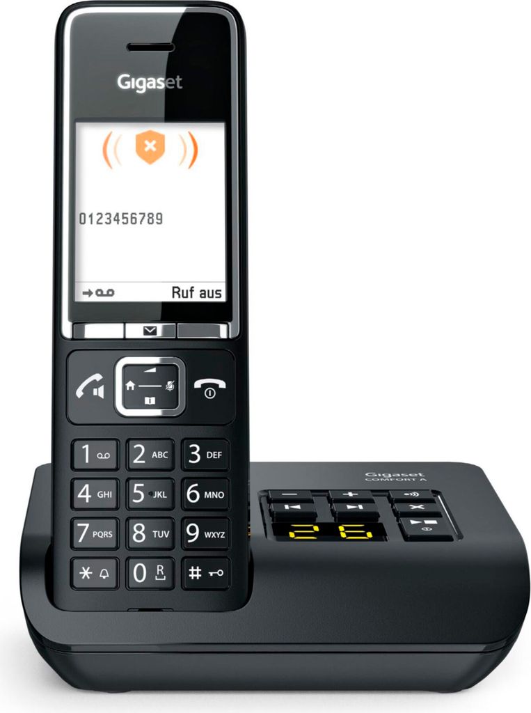 Gigaset Comfort 550A nero/cromo Immagine del prodotto 