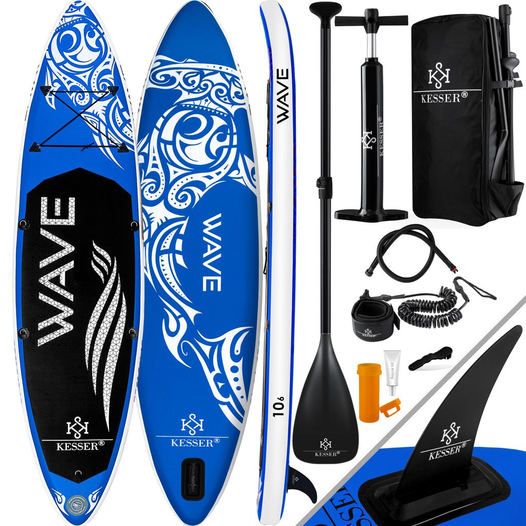 KESSER® Aufblasbares SUP Board Set Stand Up Paddle Board Produktbild 
