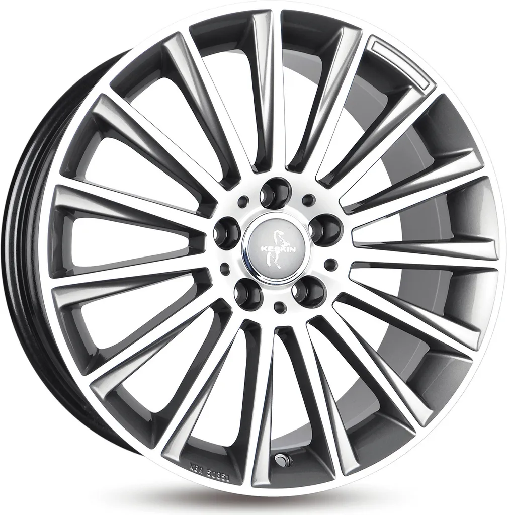 Rénovez votre style avec la jante Keskin KT18 Turbo Palladium 10x22 5/130