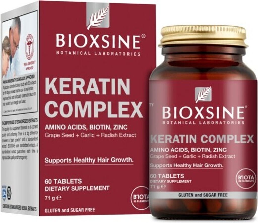 Bioxsine Keratin Complex tabletki 60 kapsułek Zdjęcie produktu 