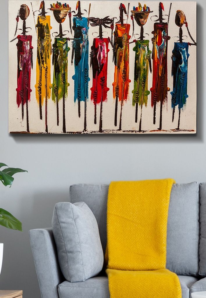 Wallity, Kanvas- TCR1520, Coloré, tableaux sur toile, 70 x Image du produit 