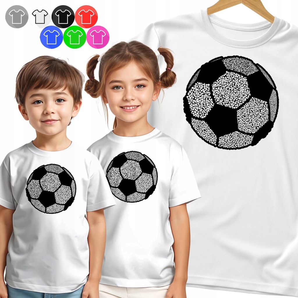 Kinder-T-Shirt Dots Ball Für Kleine Fussballer Tag Dots - 122 S