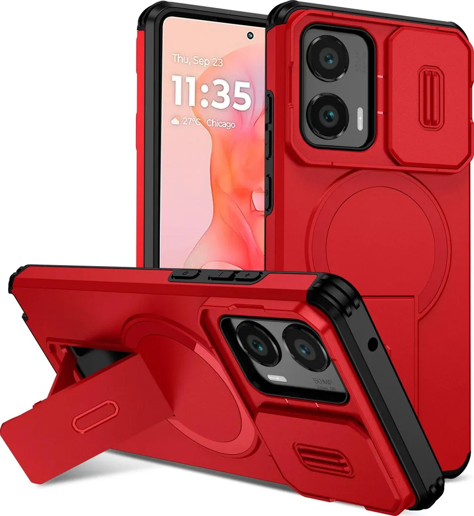 Custodia Moto G Stylus 2024: Protezione Doppio Strato e Supporto Magnetico