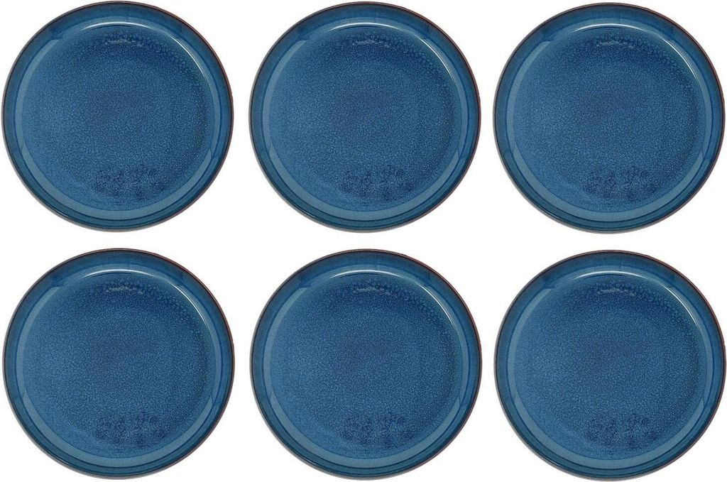 like. by Villeroy & Boch Crafted Denim 6er Set Teller Suppenteller blau 21.8cm P