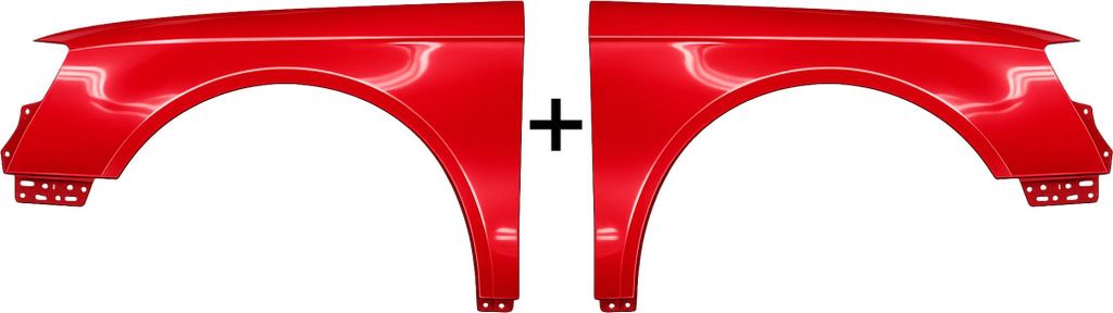 Kotflügel VW Passat B6 Links + Rechts LY3D 05-10 Neu Lackiert