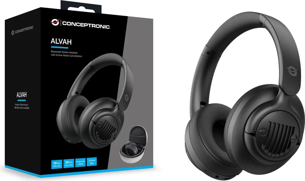 Casque audio Bluetooth 5.4 Conceptronic avec réduction active du bruit ANC