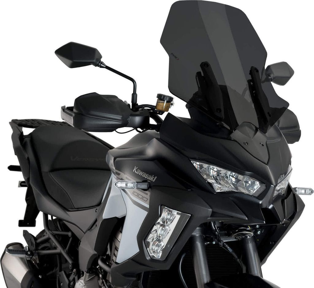 Cupolino PUIG touring fumè scuro omologato ABE per Kawasaki Immagine del prodotto 