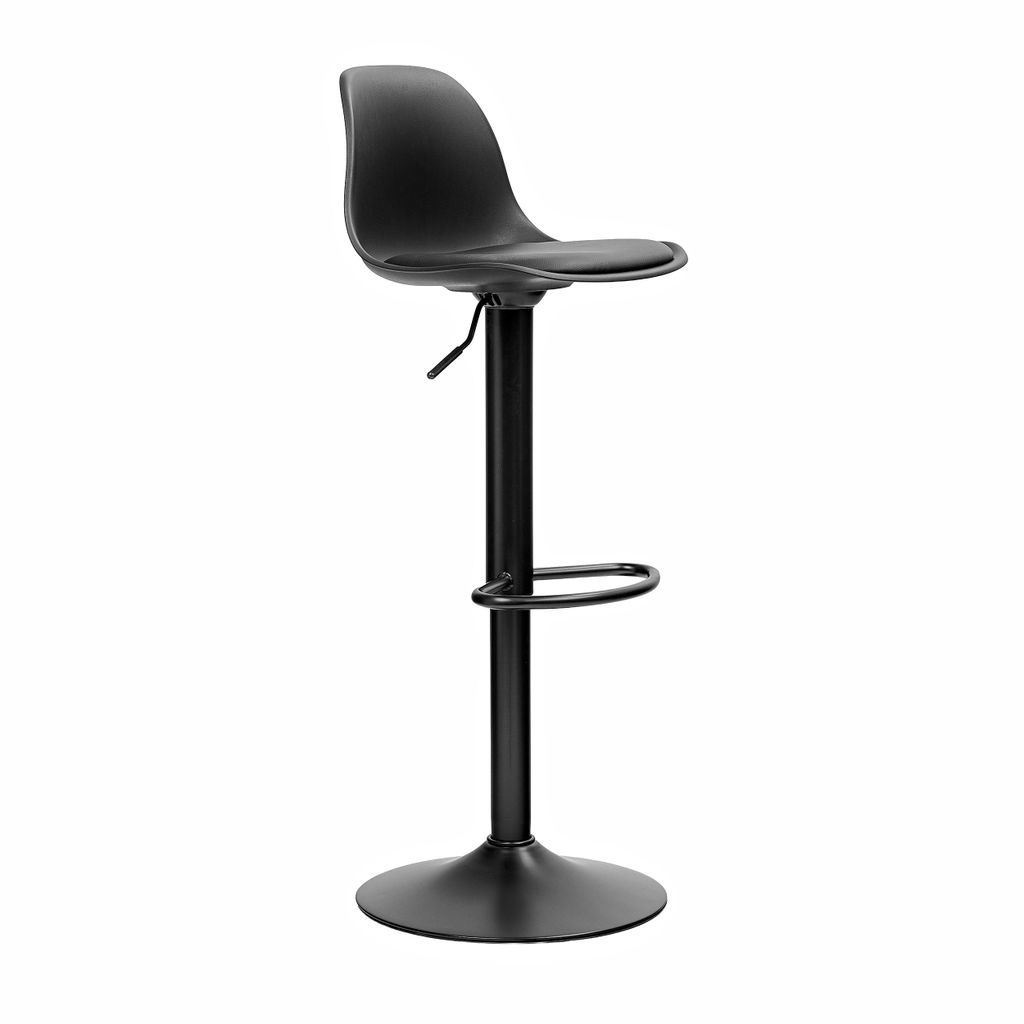 Barová stolička FURNIFY® RUNDA z umelej kože | výškovo Obrázok produktu 