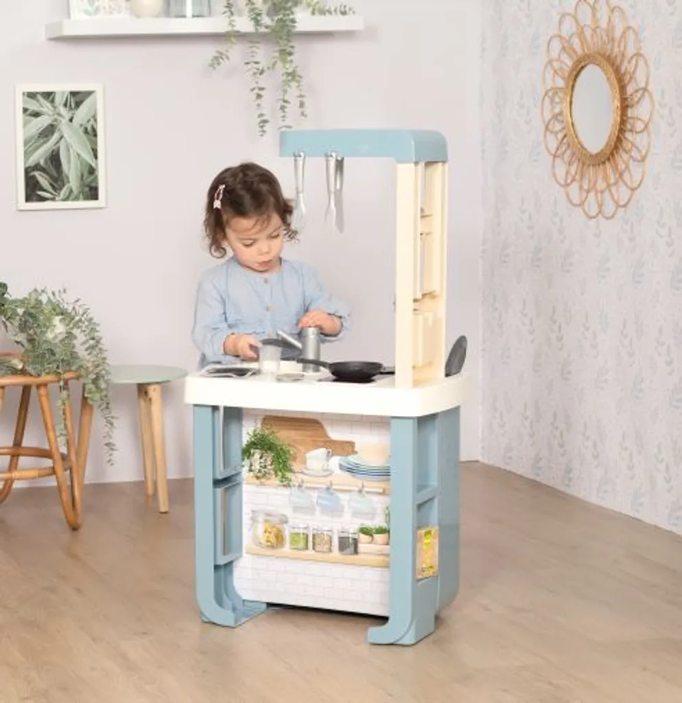 Cuisine de jeu Smoby Bon Appétit : Cuisine Enfantine Compacte 23 Pièces