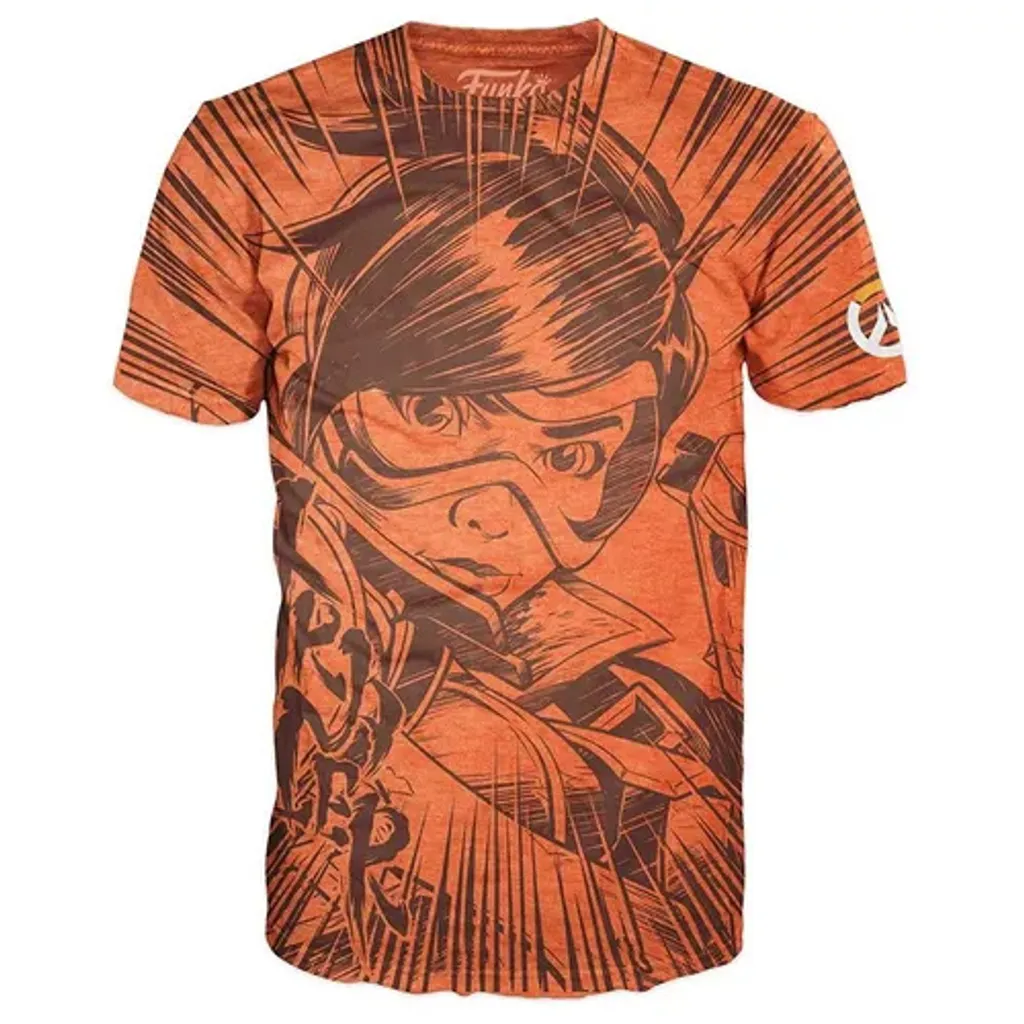 T-Shirt Funko Overwatch Tracer Jumbo M en Coton Premium Imprimé