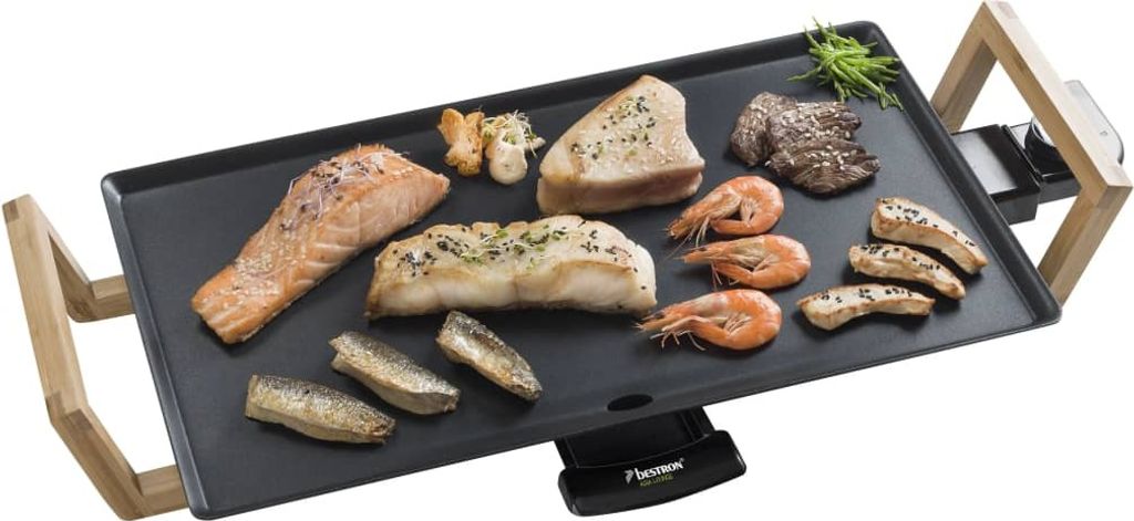 Bestron ABP602BB Teppanyaki Antiaanbak Bakplaat Image du produit 