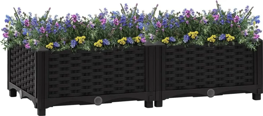 Potager urbain 80x40x23 cm : jardiner sans effort sur petit espace