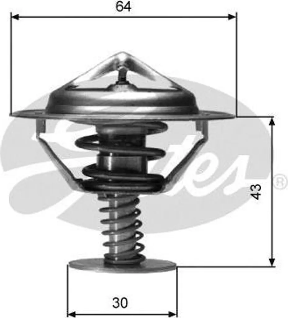 Thermostat moteur 82°C haute fiabilité pour Nissan et Mitsubishi L200