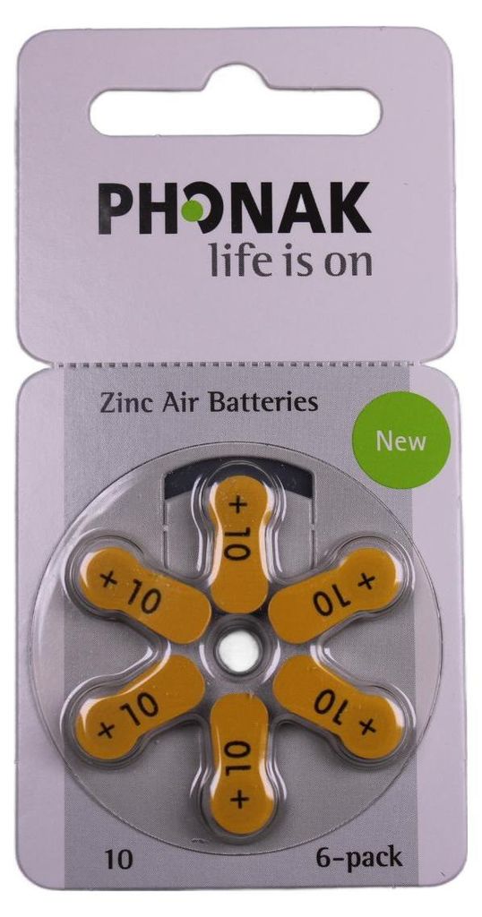 Phonak Hörgeräte Batterien 10er - 30 Batterien