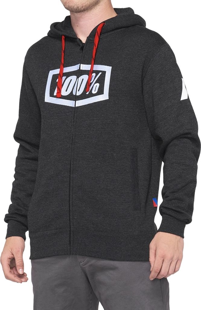 100% Syndicate full-zip Hoodie black L
