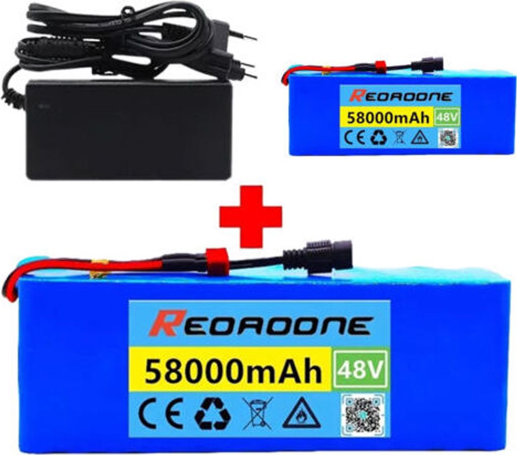 48V 58Ah baterie pro elektrokola 13S3P dobíjecí Li-Ion Obrázek produktu 14