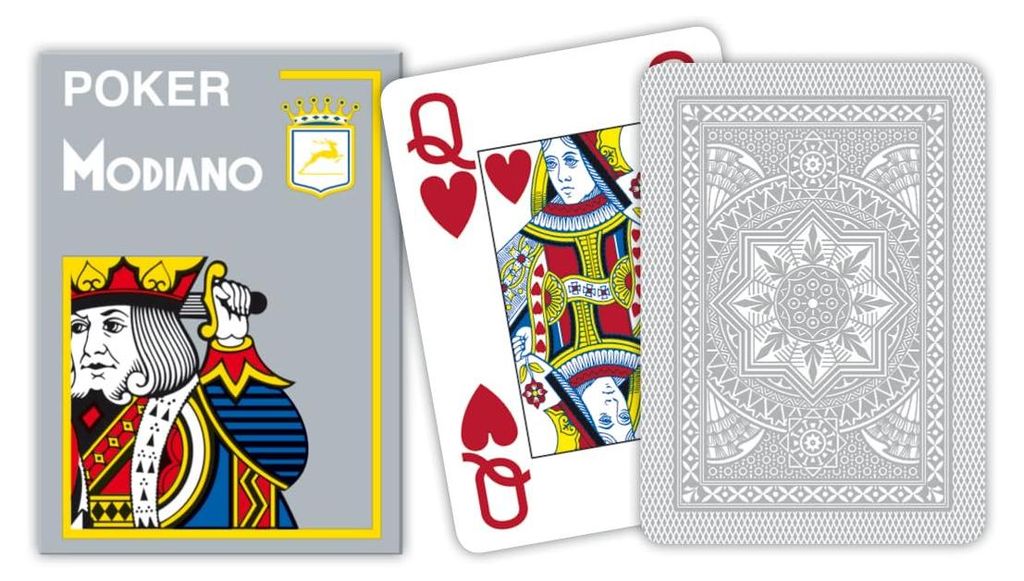 Modiano carte da gioco 100% plastica Poker Cristallo 4 Immagine del prodotto 