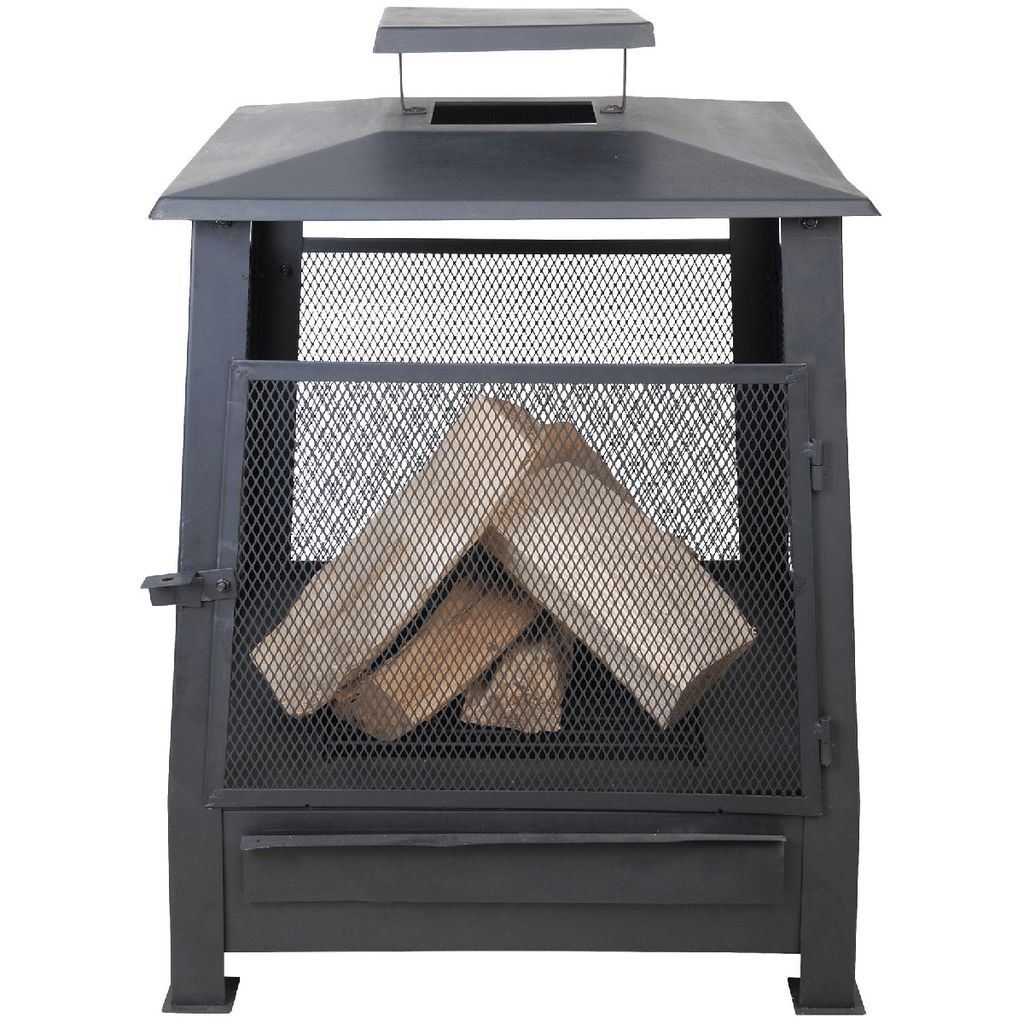 Esschert Design terrasoven Pagode met rooster; model FF122 Productafbeelding 