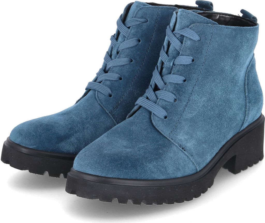 Waldläufer Winterboots Damen Rauleder Blau Größe: 6 Produktbild 