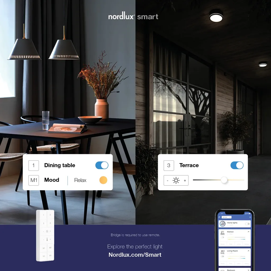 Télécommande Nordlux 2015700001 Smart Light Blanche Bluetooth