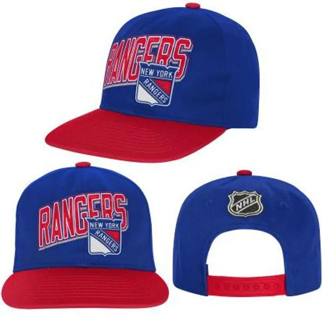 OUTERSTUFF Essentials Cappellino Snapback NHL Junior Deadstock, New York Rangers, taglia unica