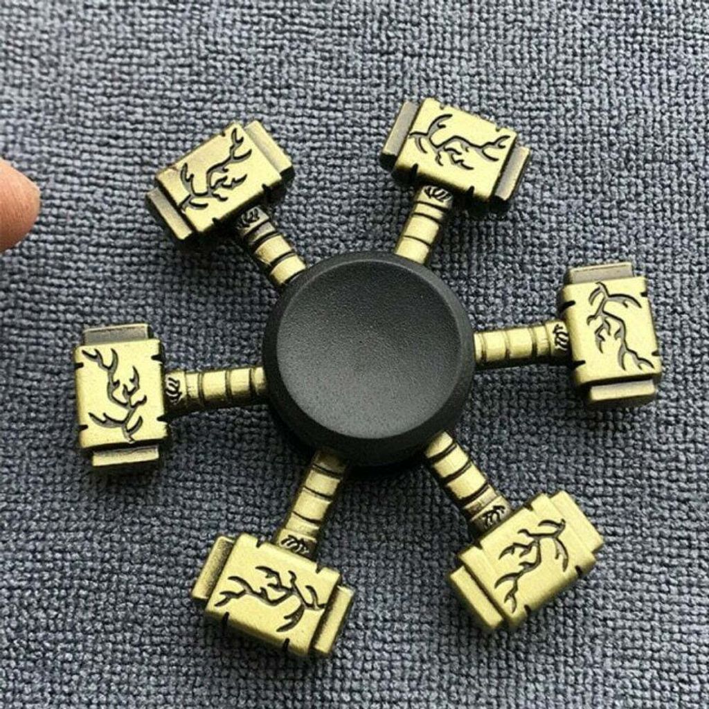 Tinisu Fidget Spinner Kreisel Anti Stress Rainbow Metall Finger ADHS