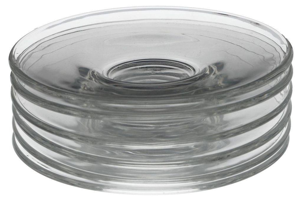 6x Rastal Glas Untertassen Für Espresso Tasse Piattino Produktbild 