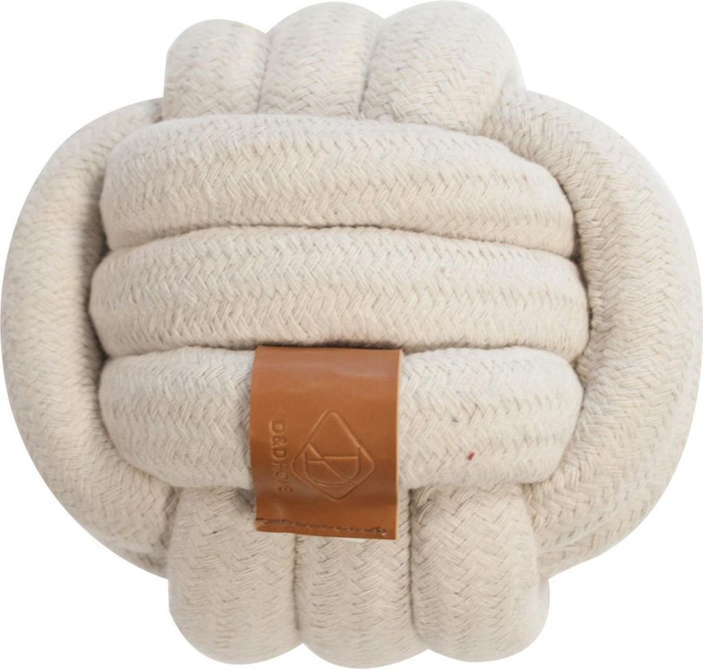 D&D Hundespielzeug Skip Ball beige, Maße: 15 cm / Ø 18 mm