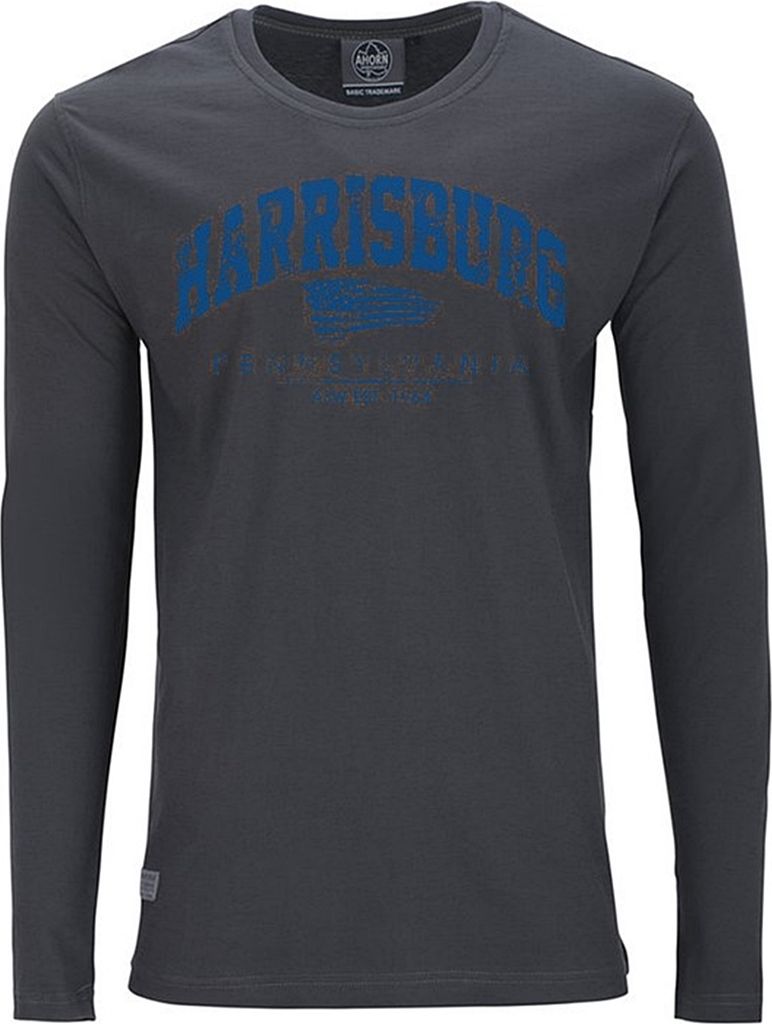 Übergrößen Longshirt Harrisburg Blau AHORN SPORTSWEAR Iron Produktbild 