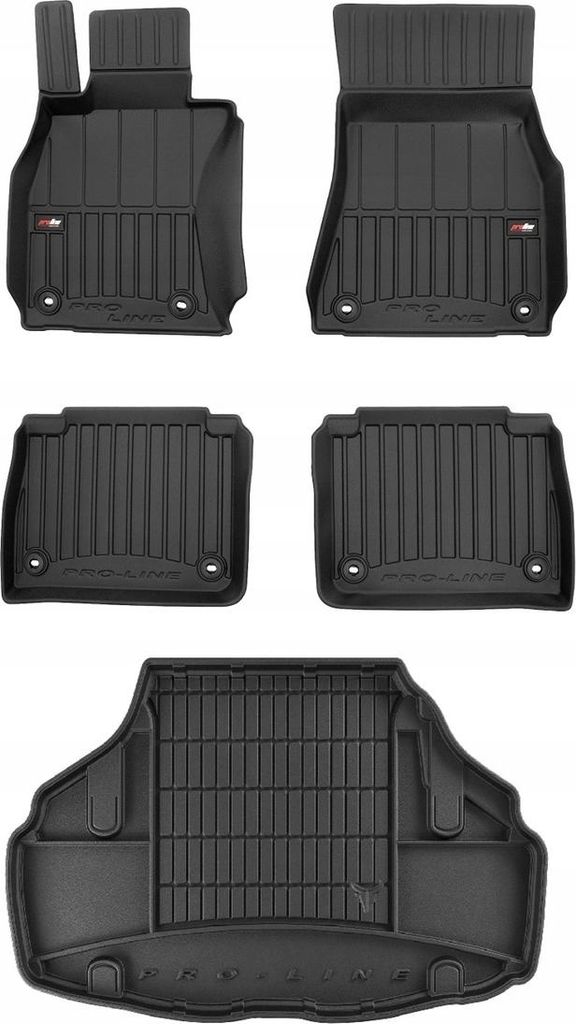 SET 3D Gummifußmatten Lexus LS4 Limousine 2006-2017