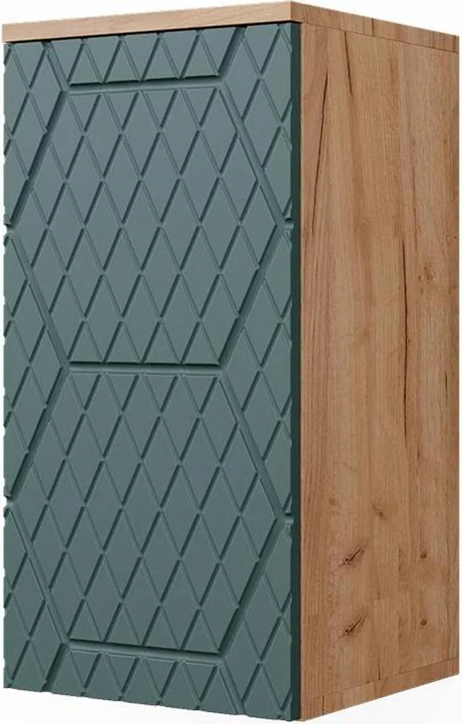 Mobile Bagno Irma Vicco 30x59 cm Quercia e Verde | Arredo Salvaspazio