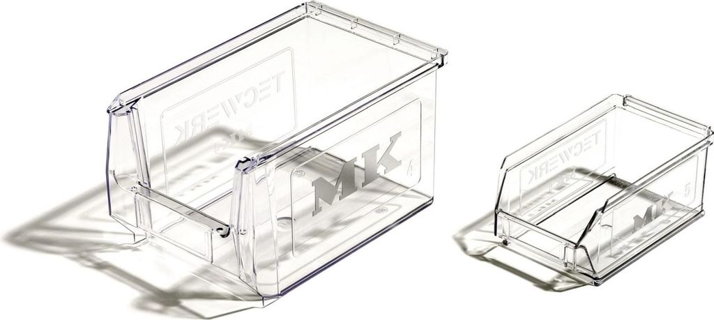 Sichtlagerkasten L230/200xB150xH130mm SAN transparent