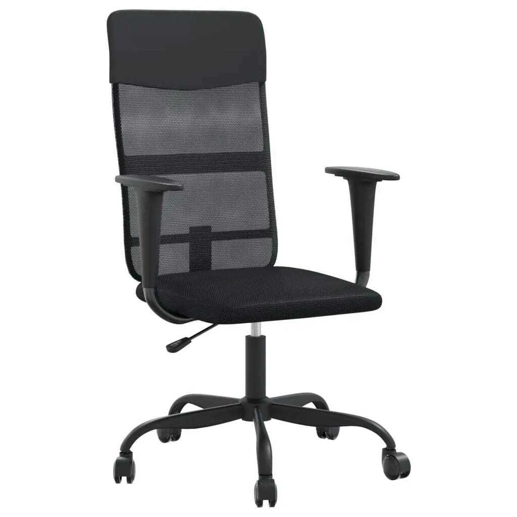 Sedia Desk SYFAX™ Nera: Stile Gaming e Comfort Office in Pelle