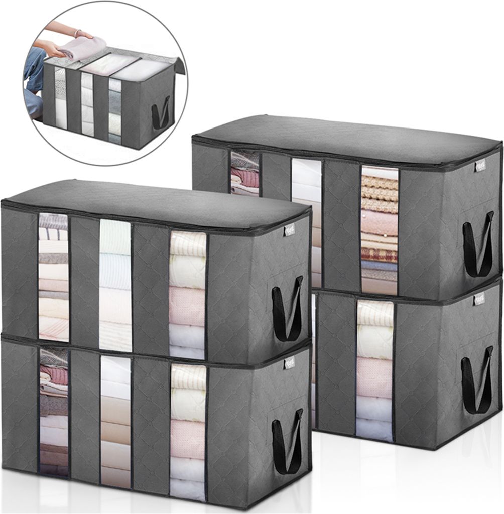 Large Capacity Clothes Storage Bag V3 Large Storage Bag Grau