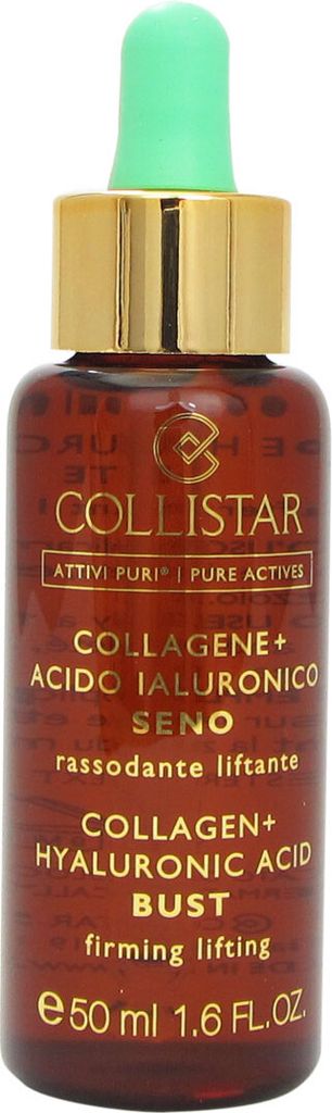 A close-up product shot of a serum bottle with a dropper.
