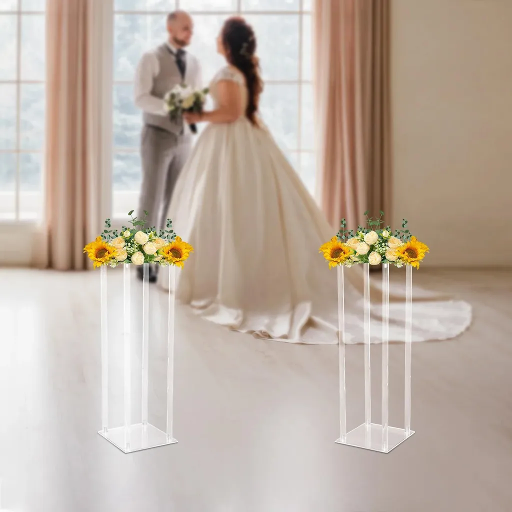 Support fleurs pour anniversaire et mariage - Décoration polyvalente