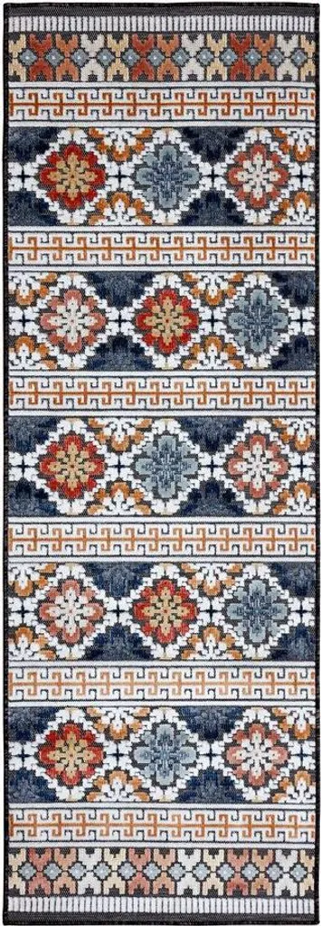 Tapis de course Plaza Aster Navy 80x230 cm – Tapis de couloir élégant