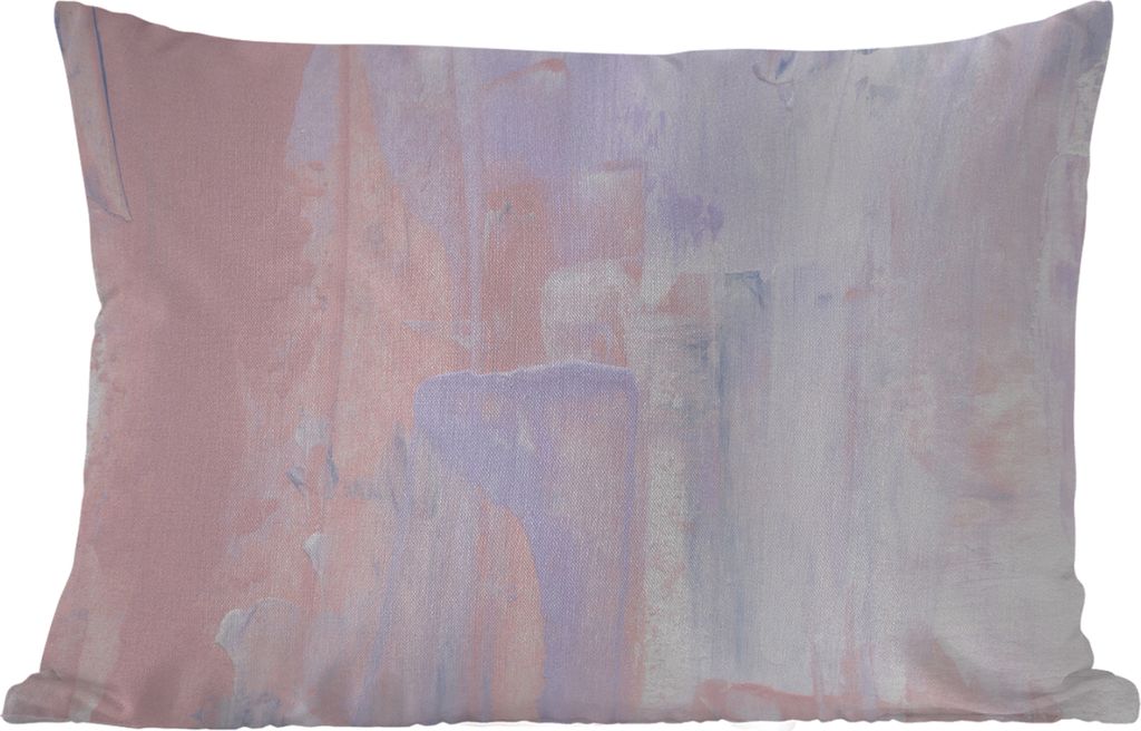 MuchoWow Outdoor Kissen - Farbe - Pastell - Gestaltung - 50x30 cm - Wetterfest - Lounge Kissen - Sofa kissen - Wohnzimmer Dekoration