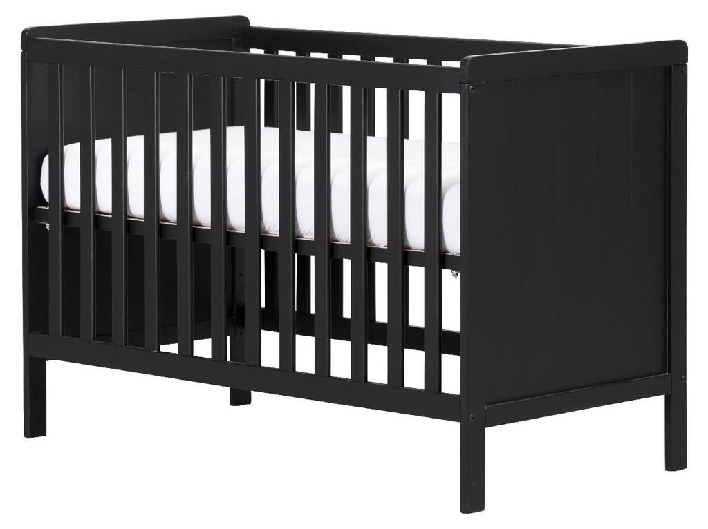 Europe Baby Ralph II Babybett Mattschwarz 60 x 120 cm Produktbild 
