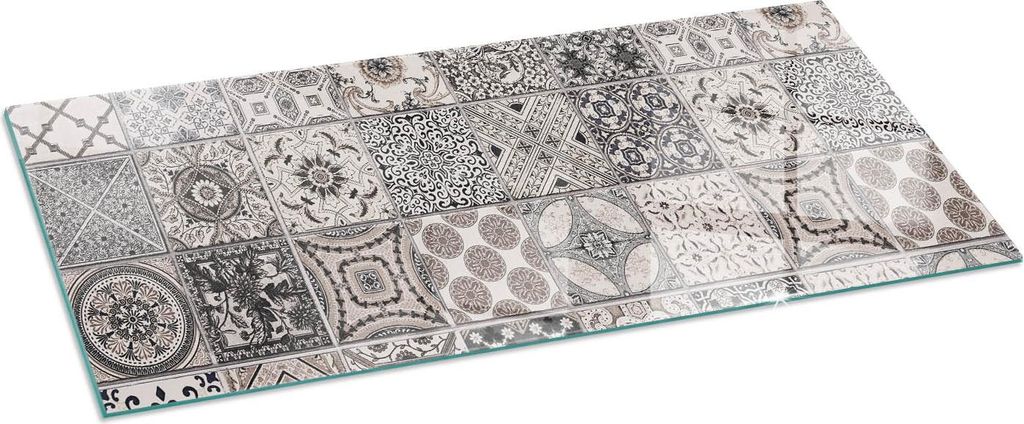 Funkenschutzplatte – Glasbodenplatte für Kaminofen – Kaminunterlage aus Glas – 125x50 cm – Feuerfeste Ofenbodenplatte – Hitzebeständige...
