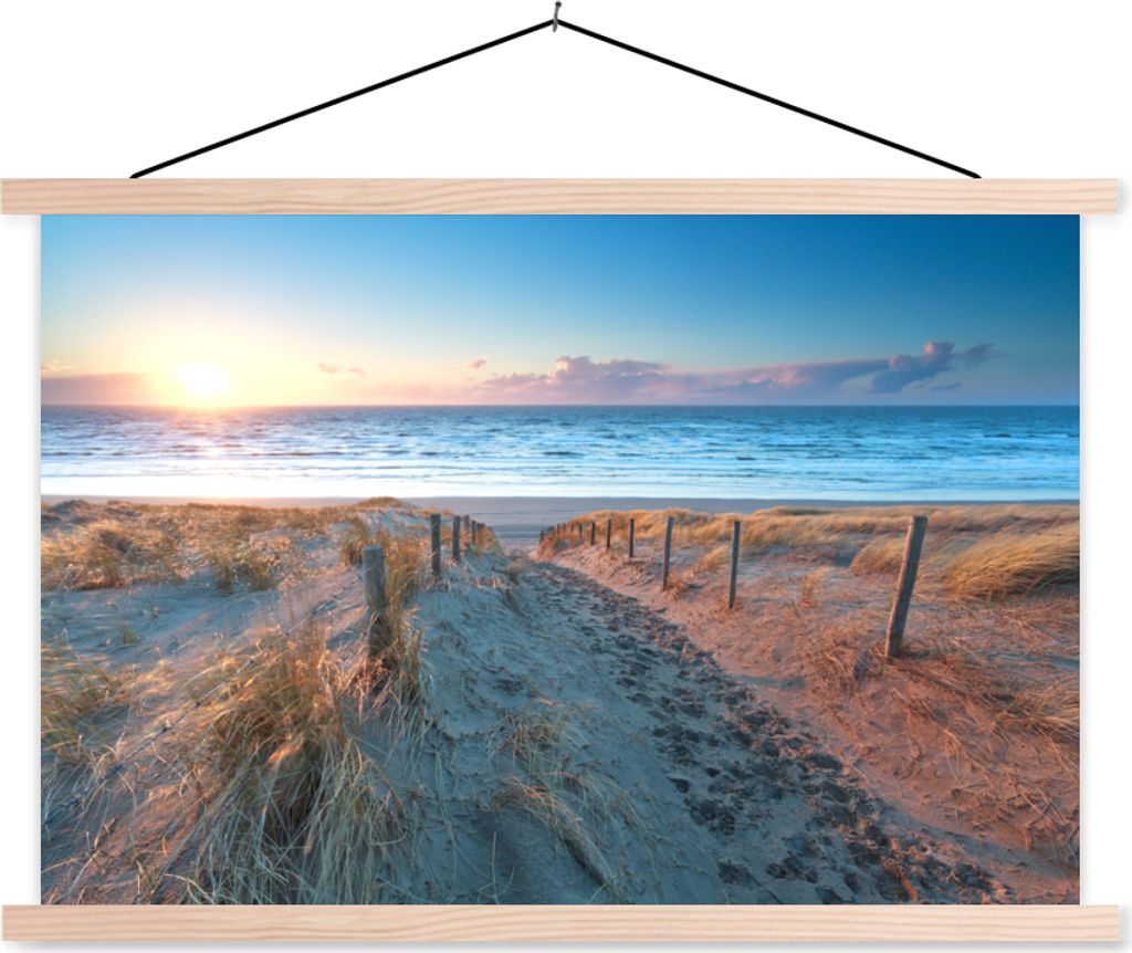 MuchoWow® Textilposter Strand - Meer - Sonne - Düne 120x80 Produktbild 