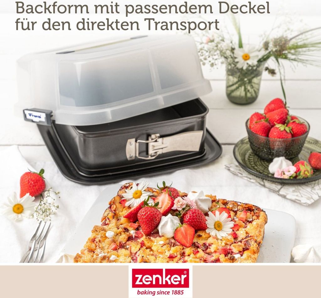 ZENKER Springform 24x24cm quadratisch Bake, Click & Go mit Produktbild 5