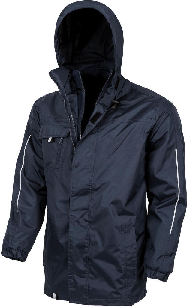 Result Core R236X | Damen 3-in-1 Transit Jacket with Softshell Inner - Farbe: Navy - Größe: XL
